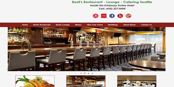 thiết kế web nhà hàng tiệc cưới