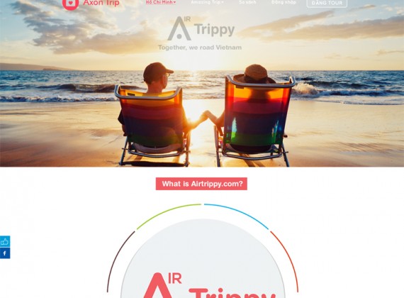 thiet ke web ung dung airtrippy