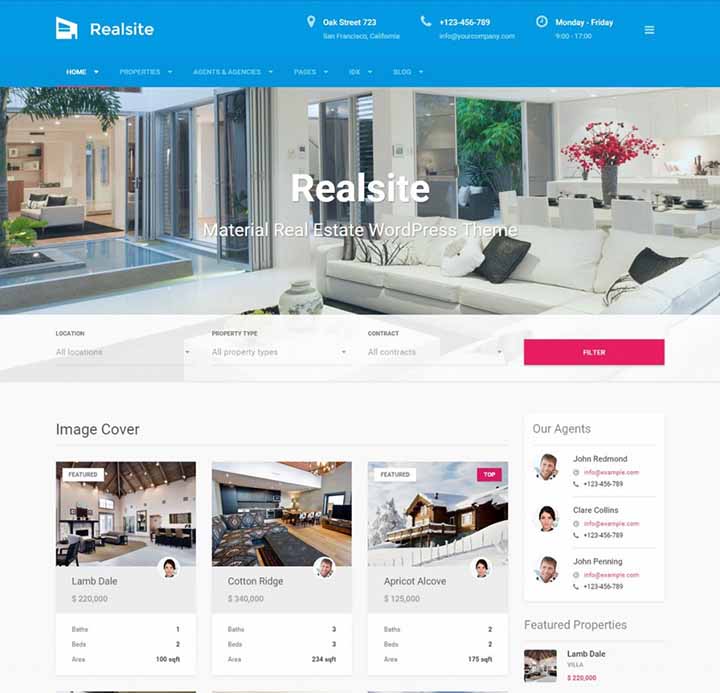 thiết kế landing page bất động sản