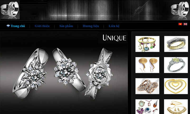 làm website bán trang sức