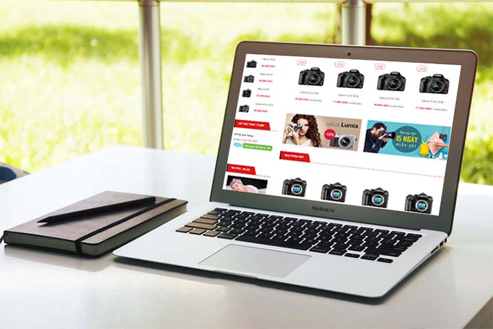thiết kế web bán camera