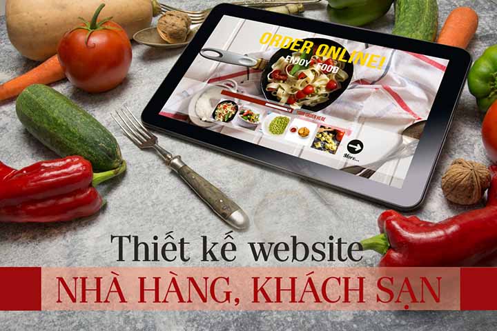 thiết kế web nhà hàng khách sạn
