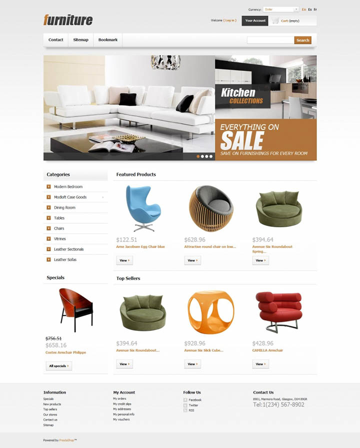 làm website bán đồ nội thất