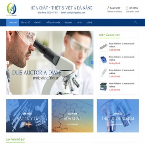 thiết kế web công ty hóa chất