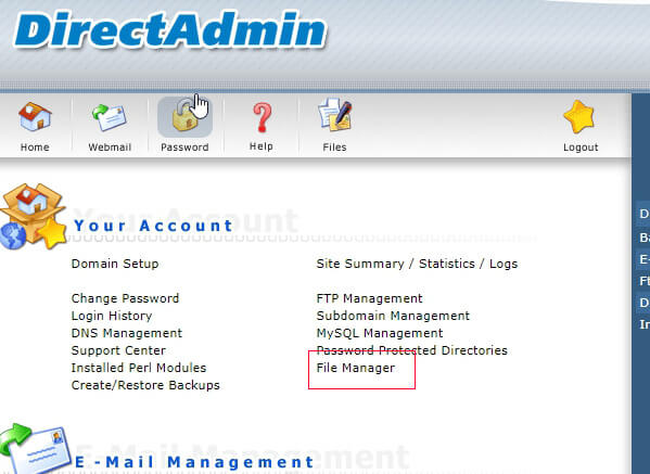 Hướng dẫn backup website server VPS Direct Admin
