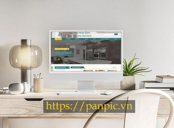 Panpic thiết kế web công ty nội thất