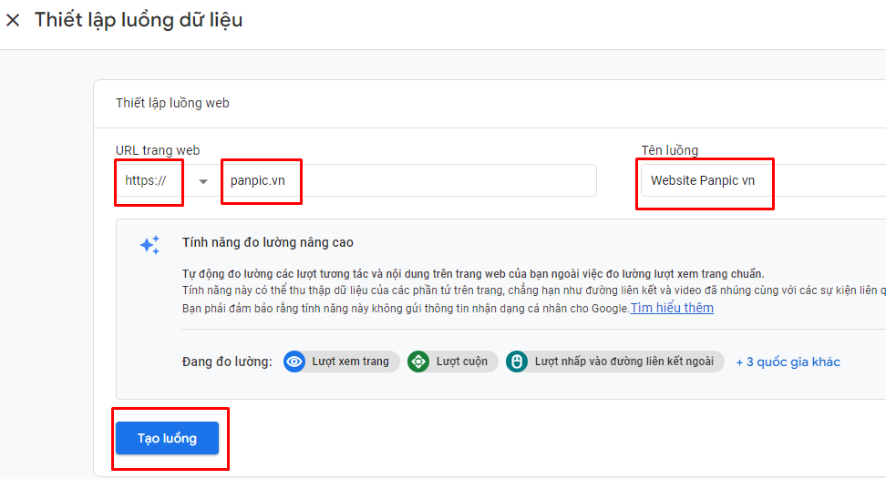 Google Analytics 4 cách đăng ký