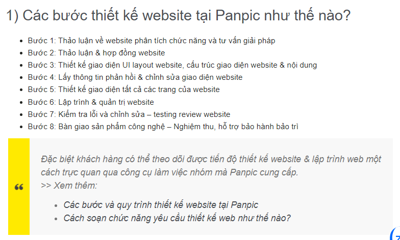Các bước thiết kế website mới