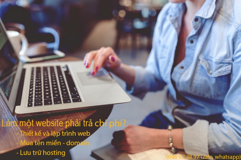 Bạn phải trả những chi phí gì khi xây dựng một trang web