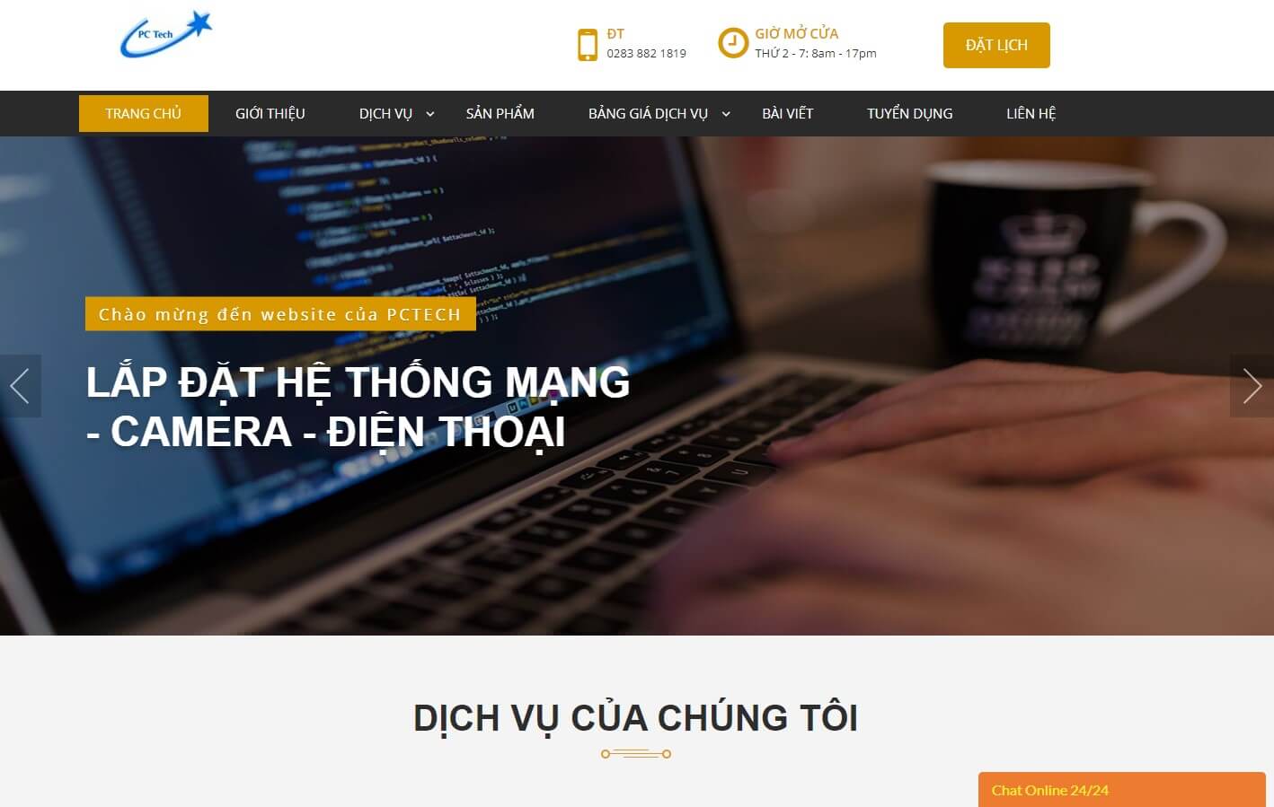 Nhận xét đánh giá dịch vụ thiết kế web từ khách hàng pctech