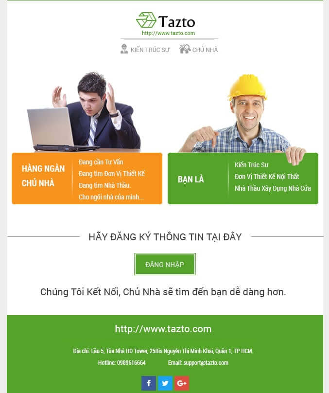 Thiết kế email template, newsletter marketing