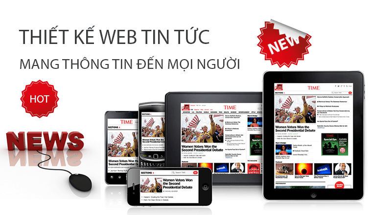 Thiết kế website báo điện tử - tin tức