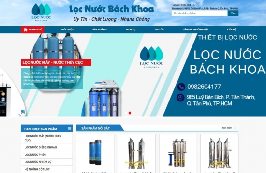 LỌC NƯỚC BÁCH KHOA