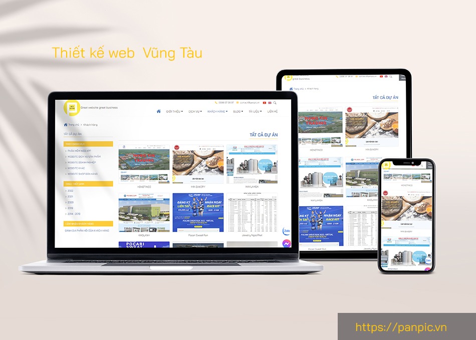 Thiết kế web tại Vũng Tàu