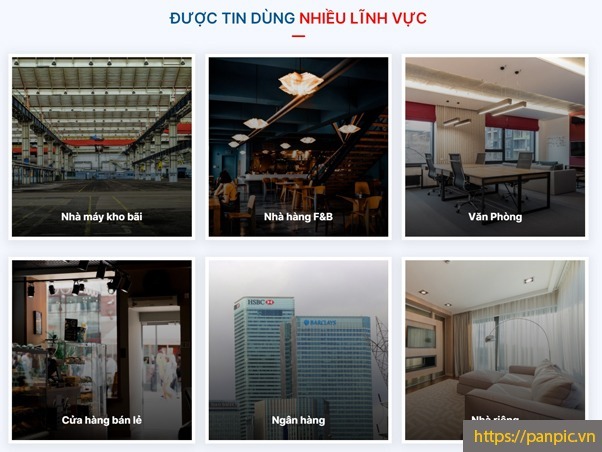 Mẫu giao diện website sản phẩm dịch vụ giải pháp an ninh thông minh