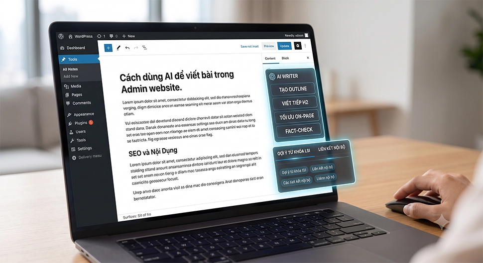 Cách dùng AI để viết content cho SEO tối ưu nhất cho chủ site
